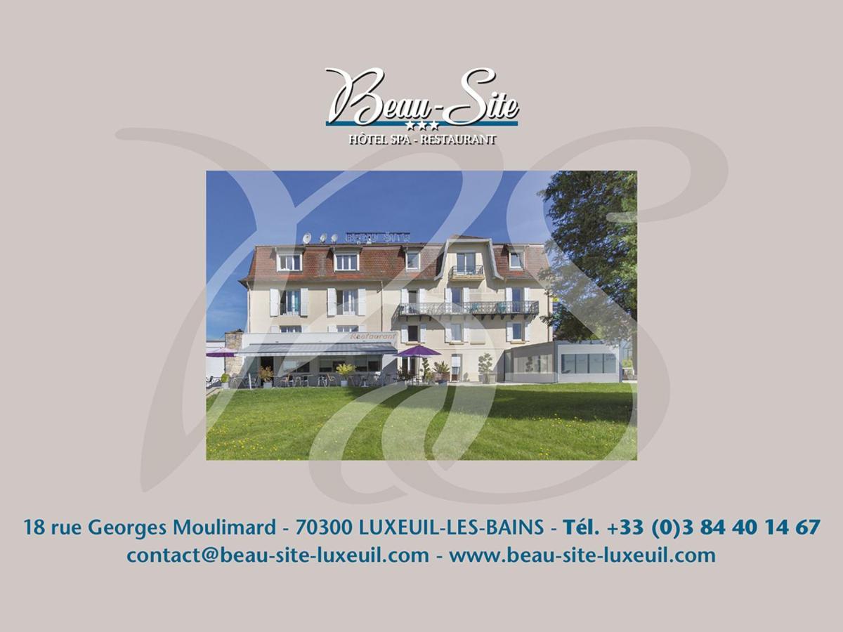 Logis Hotel Restaurant Spa Beau Site 룩세일레벵즈 외부 사진
